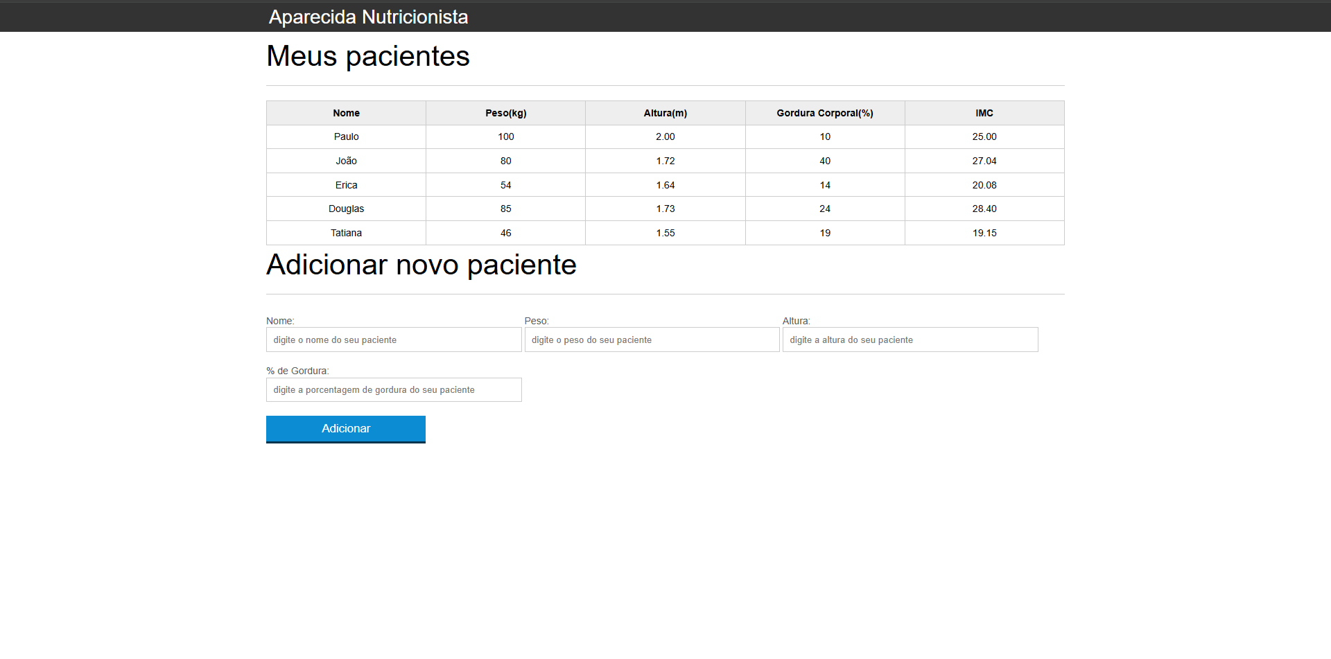 Página Estética Aura